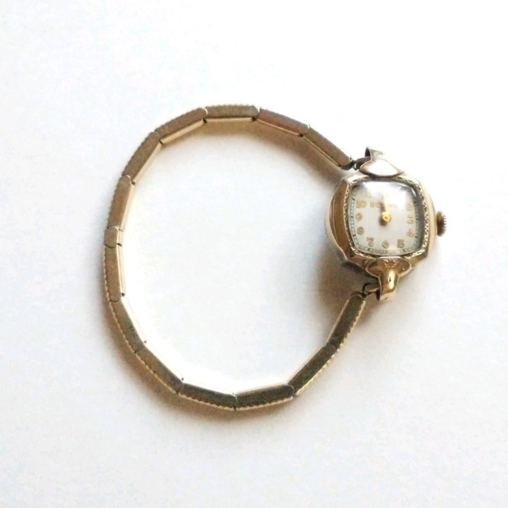 Bulova Vintage Bracelet Link Wind-up Collectors Stem Wristwatch ~1940-1950's Era